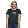 Frauen T-Shirt: Allergic to (Ladebalken, leerer Akku, kein Empfang, Kein Wlan) - Navy