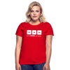 Frauen T-Shirt: Ctrl Alt Del - Wenn nichts mehr geht. - Rot