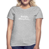 Frauen T-Shirt: Bääääh, Menschen... - Grau meliert