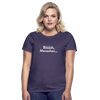 Frauen T-Shirt: Bääääh, Menschen... - Dunkellila
