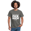 Männer T-Shirt: Darf ich Dir das Fick Dich anbieten? - Graphit