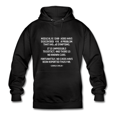 Unisex Hoodie: Medical researchers have discovered a new ... - Schwarz