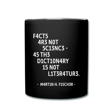 Tasse: Facts are not science – as the dictionary is not … - Schwarz