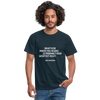 Männer T-Shirt: Being a nerd just means you are passionate … - Navy