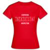 Frauen T-Shirt: Certified Cookies Inspector - Rot