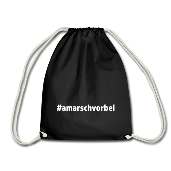 Turnbeutel: Am Arsch vorbei (#amarschvorbei) - Schwarz