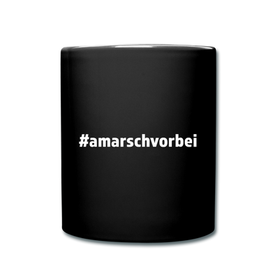 Tasse: Am Arsch vorbei (#amarschvorbei) - Schwarz