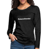Frauen Premium Langarmshirt: Am Arsch vorbei (#amarschvorbei) - Anthrazit