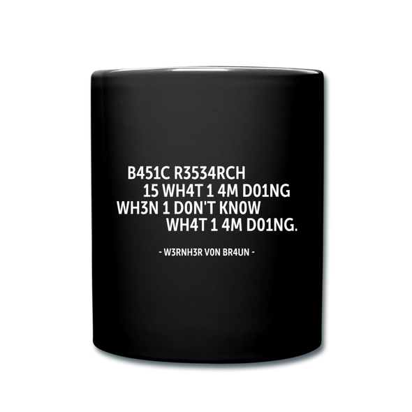 Tasse: Basic research is what I am doing when … - Schwarz