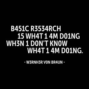 Basic research is what I am doing when ...