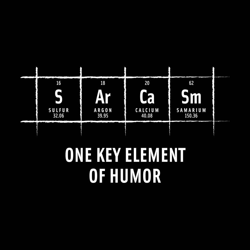 S Ar Ca Sm: One key element of humor