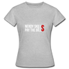 Frauen T-Shirt: Nerdy skills pay the bills - Grau meliert