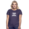 Frauen T-Shirt: I’m not a nerd, let’s agree on smarter than you - Dunkellila