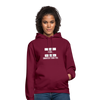 Unisex Hoodie: I’m not a nerd, let’s agree on smarter than you - Bordeaux