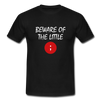 Männer T-Shirt: Beware of the little semicolon - Schwarz