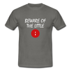 Männer T-Shirt: Beware of the little semicolon - Graphit