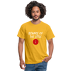 Männer T-Shirt: Beware of the little semicolon - Gelb