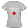 Frauen T-Shirt: Beware of the little semicolon - Grau meliert