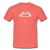 Männer T-Shirt: Hide & Seek Champion since 1958 - Koralle