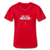 Männer-T-Shirt mit V-Ausschnitt: Hide & Seek Champion since 1958 - Rot