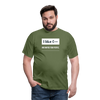 Männer T-Shirt: I like C++ and maybe four people - Militärgrün