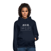 Unisex Hoodie: There are two types of people - Navy
