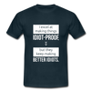 Männer T-Shirt: I excel at making things idiot-proof - Navy