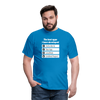 Männer T-Shirt: The best apps I have developed - Royalblau