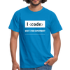 Männer T-Shirt: I code – what’s your superpower? - Royalblau
