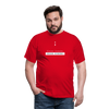 Männer T-Shirt: Semikolon – Kleine Ursache. Große Wirkung! - Rot