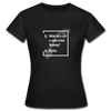 Frauen T-Shirt: A coder from norway – Nerdic - Schwarz