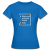 Frauen T-Shirt: A coder from norway – Nerdic - Royalblau