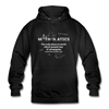 Unisex Hoodie: Mathematics - The only place on earth - Schwarz