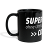 Tasse: Superhelden ohne Umhang nennt man Coder - Schwarz
