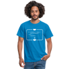 Männer T-Shirt: Kein Code ohne Kaffee - Royalblau