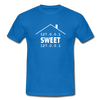Männer T-Shirt: Home sweet home - Royalblau
