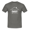 Männer T-Shirt: Home sweet home - Graphit