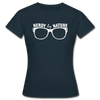 Frauen T-Shirt: Nerdy by nature - Navy
