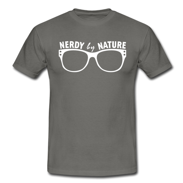 Männer T-Shirt: Nerdy by nature - Graphit