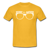 Männer T-Shirt: Nerdy by nature - Gelb