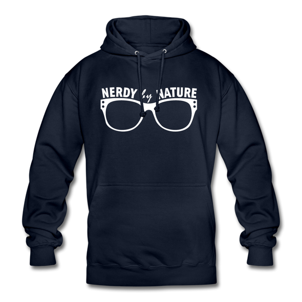Unisex Hoodie: Nerdy by nature - Navy