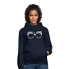 Unisex Hoodie: Nerdy by nature - Navy
