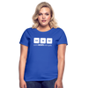 Frauen T-Shirt: Ctrl Alt Del - Wenn nichts mehr geht. - Royalblau