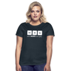 Frauen T-Shirt: Ctrl Alt Del - Wenn nichts mehr geht. - Navy