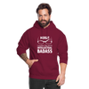 Unisex Hoodie: Nerd? I prefer the term intellectual badass. - Bordeaux