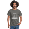 Männer T-Shirt: Hä - Das universelle Element der Verwirrung - Graphit