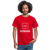 Männer T-Shirt: Hä - Das universelle Element der Verwirrung - Rot