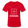 Männer-T-Shirt mit V-Ausschnitt: Hä – Das universelle Element der Verwirrung - Rot