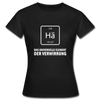 Frauen T-Shirt: Hä – Das universelle Element der Verwirrung - Schwarz