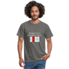 Männer T-Shirt: Ich kaufe ein i und möchte lösen: Fick Dich - Graphit